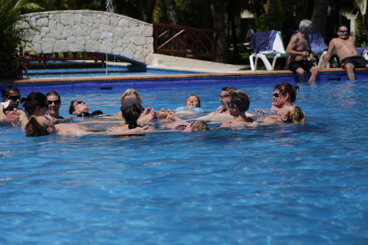 My aerobics class, super fun!