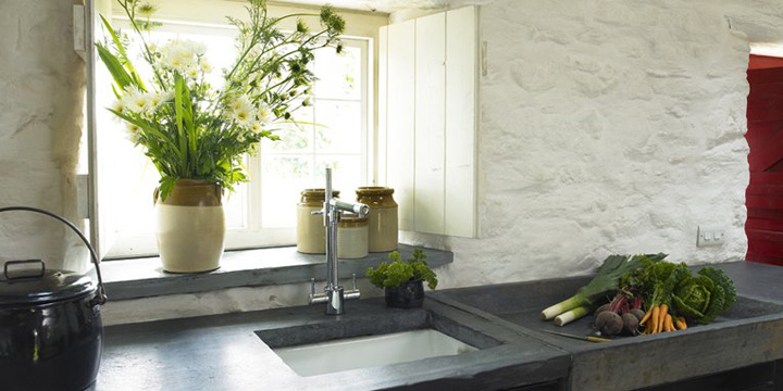 Kitchen door opens onto the gardens and countryside beyond which are yours to explore.