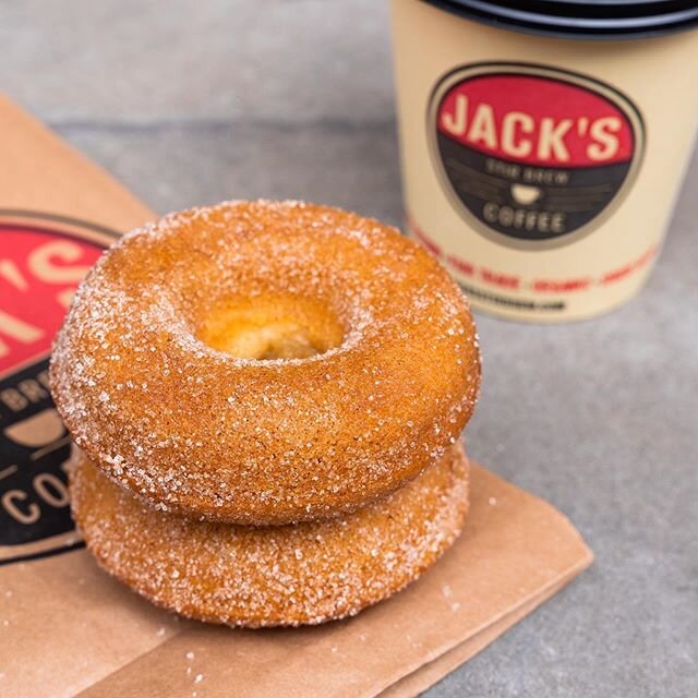 Start your day off with a Vegan Apple Cider Donut, or two.