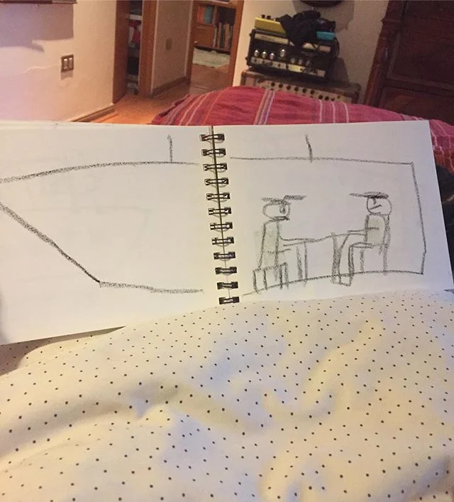 Los dibujos de Le&oacute;n de estos d&iacute;as. 
1. Dos capitanes en guerra discutiendo.
2. Guerra en el mar
3. Barco hundi&eacute;ndose y quem&aacute;ndose 
4. Helic&oacute;ptero de carabineros 
5. Helic&oacute;ptero de carabineros tirando bombas
6