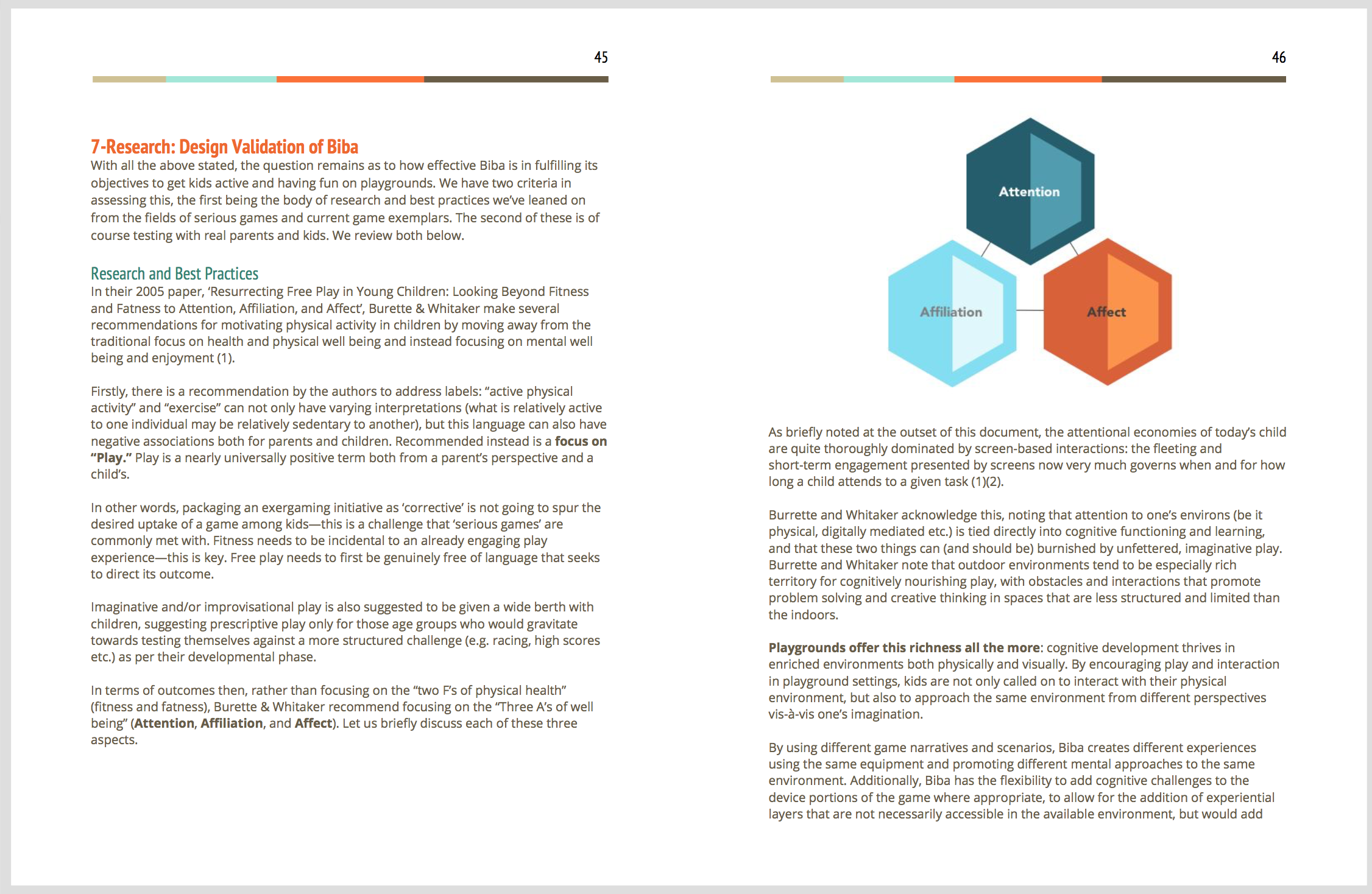 The joy of research! Above: a sample of BIba's 100+ page Product Document.