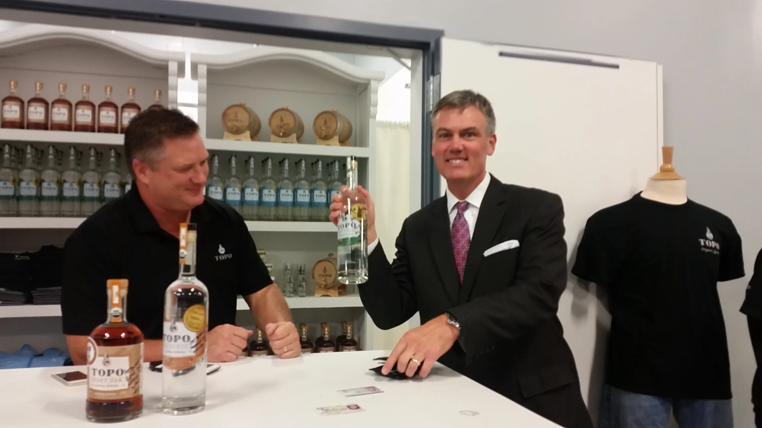 Patrick ballentine takes home the first nc gin sale