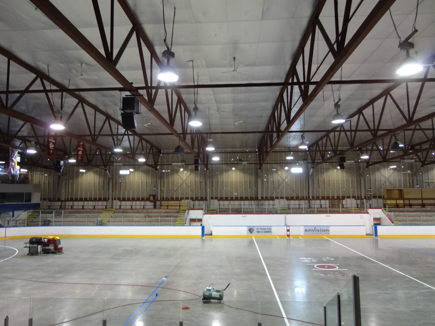 Arena Interior Before Repairs