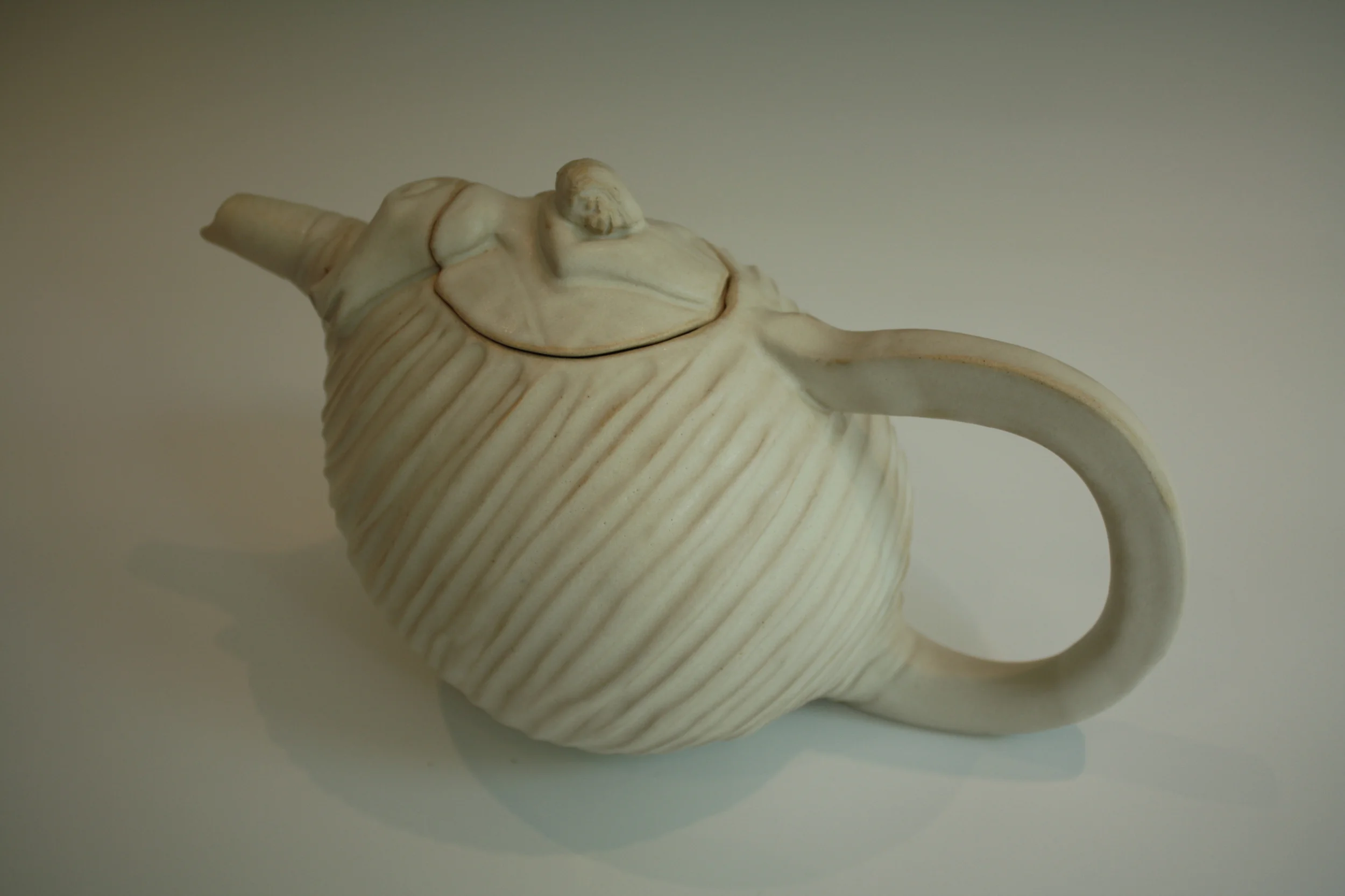 Sleeping unicorn and girl teapot