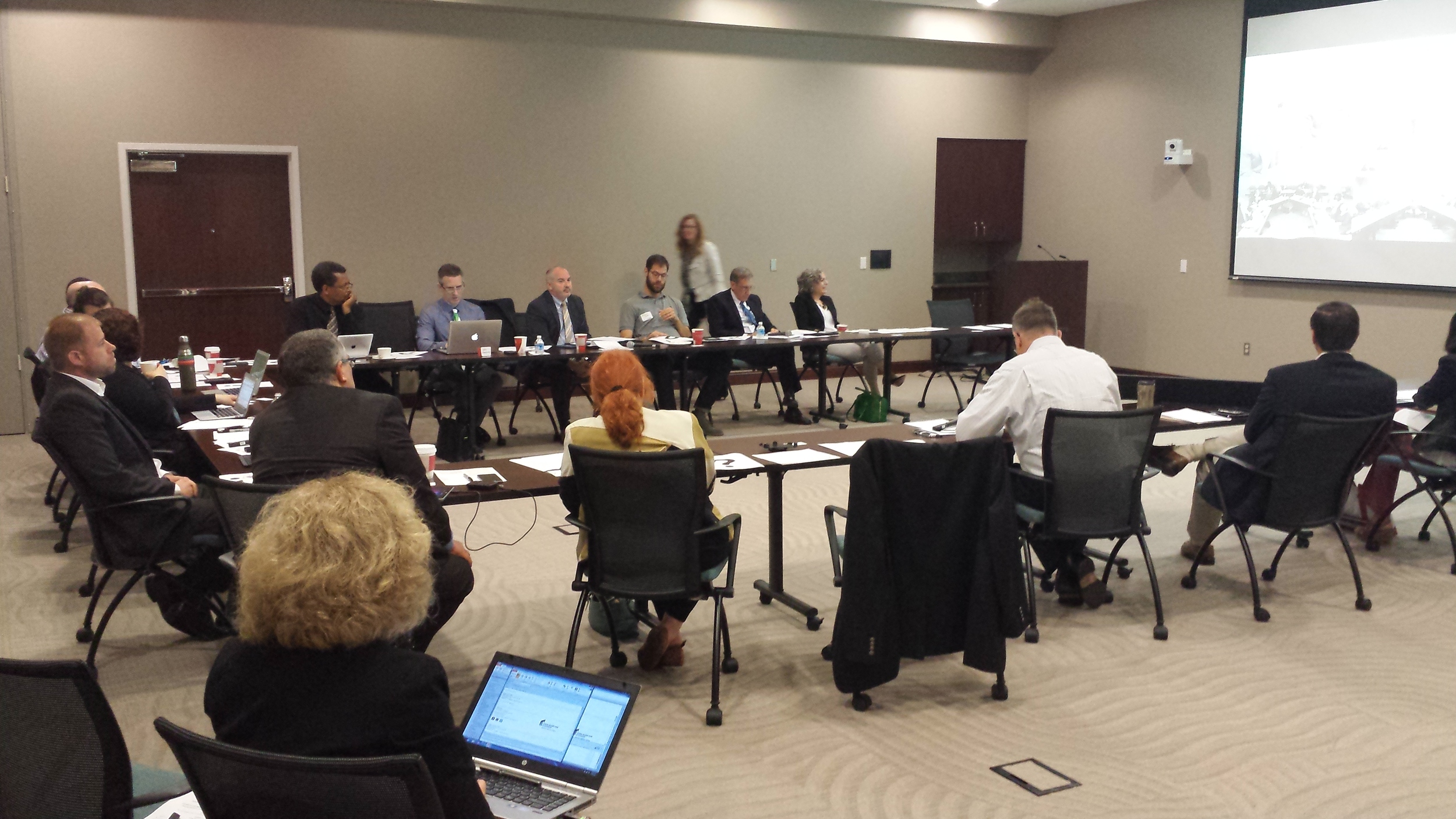 Charlotte participants in Broadband Infrastructure Videoconference