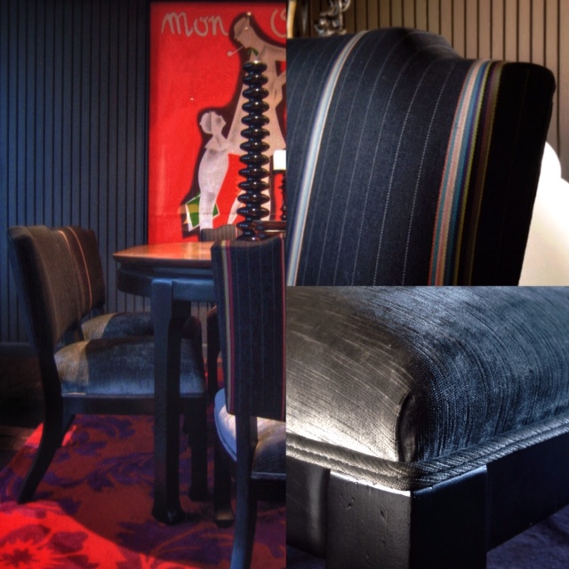 Chair in Maharam fabric