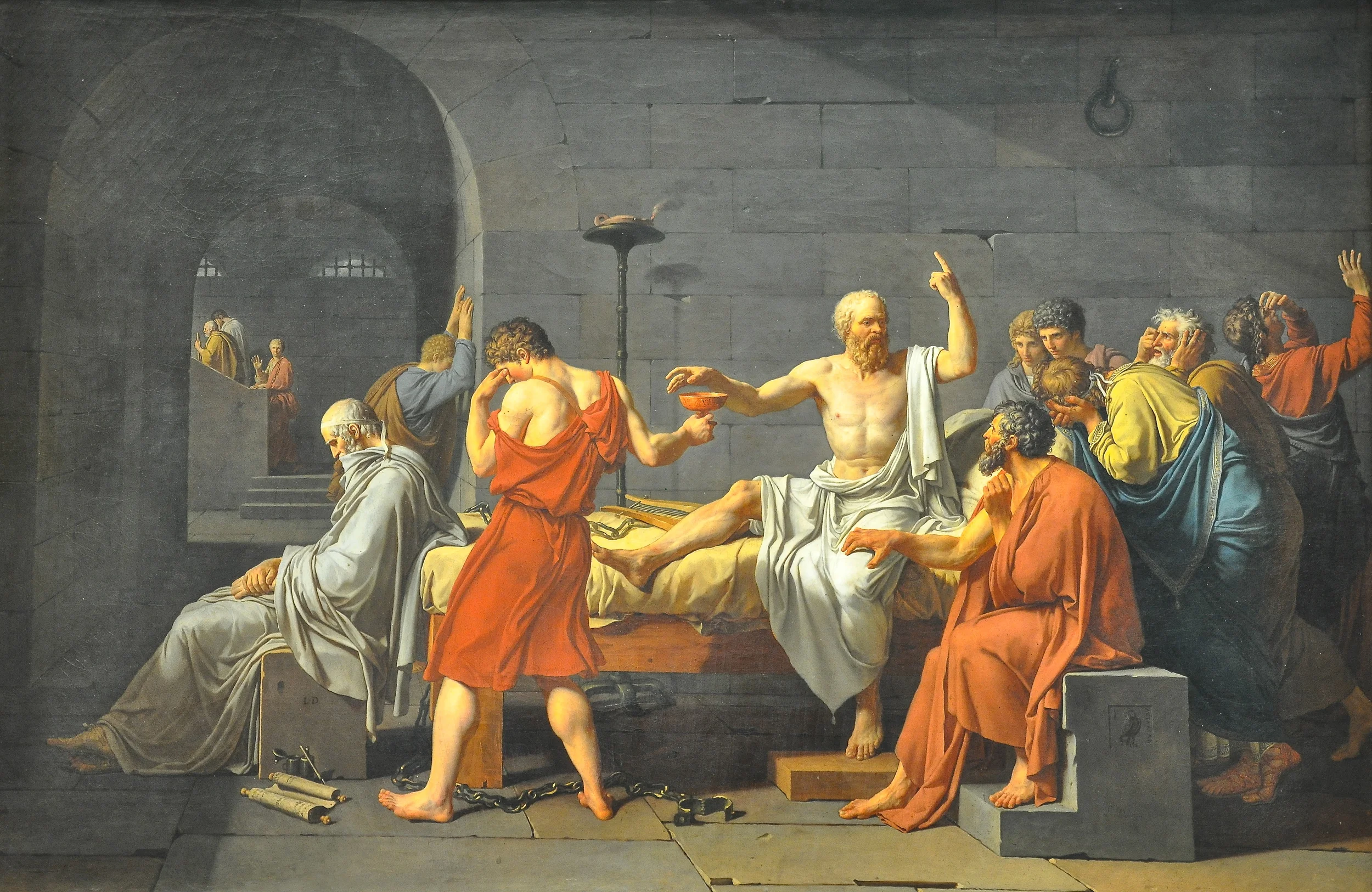 The Death of Socrates by David