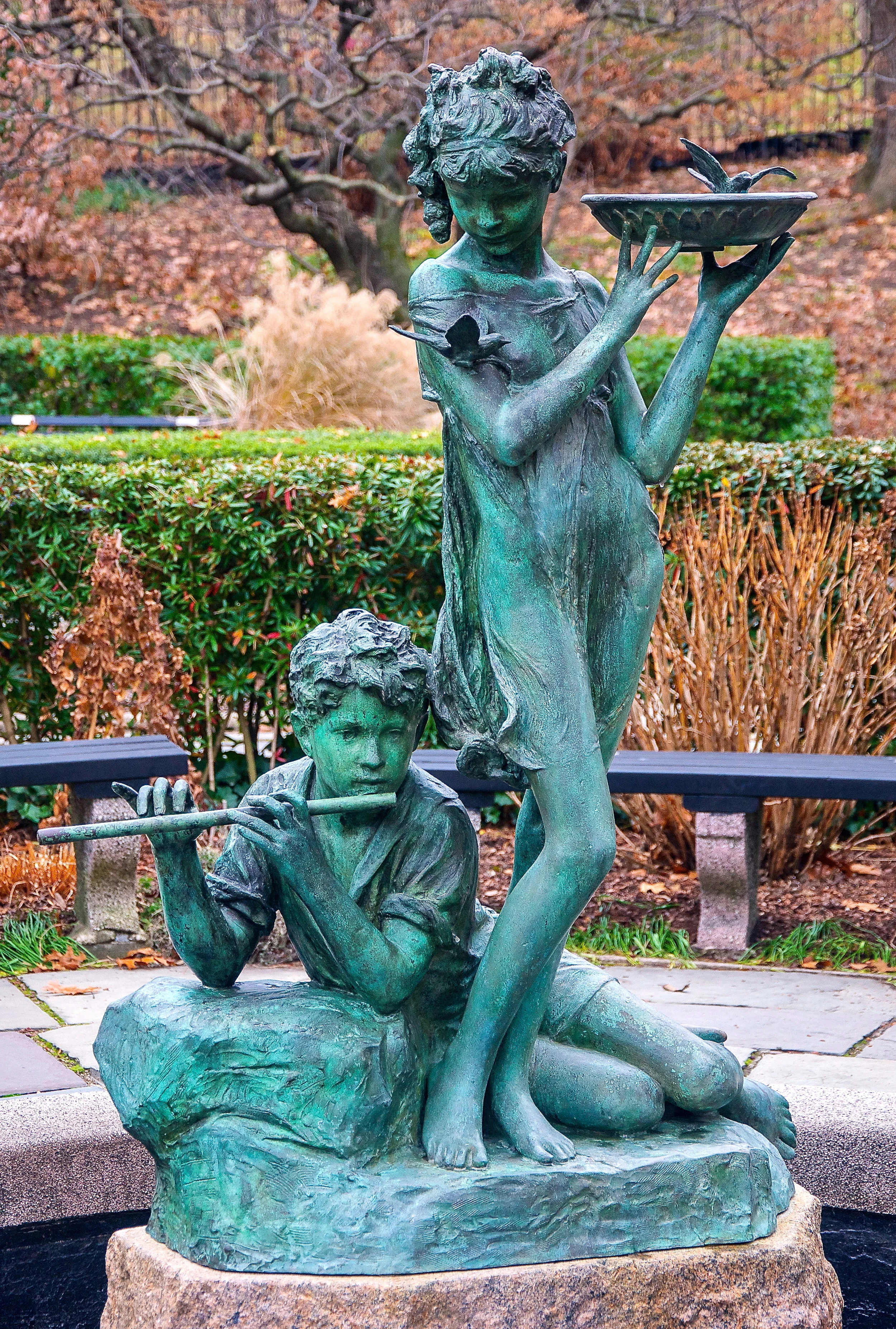 Burnett Memorial Fountain by Vonnoh