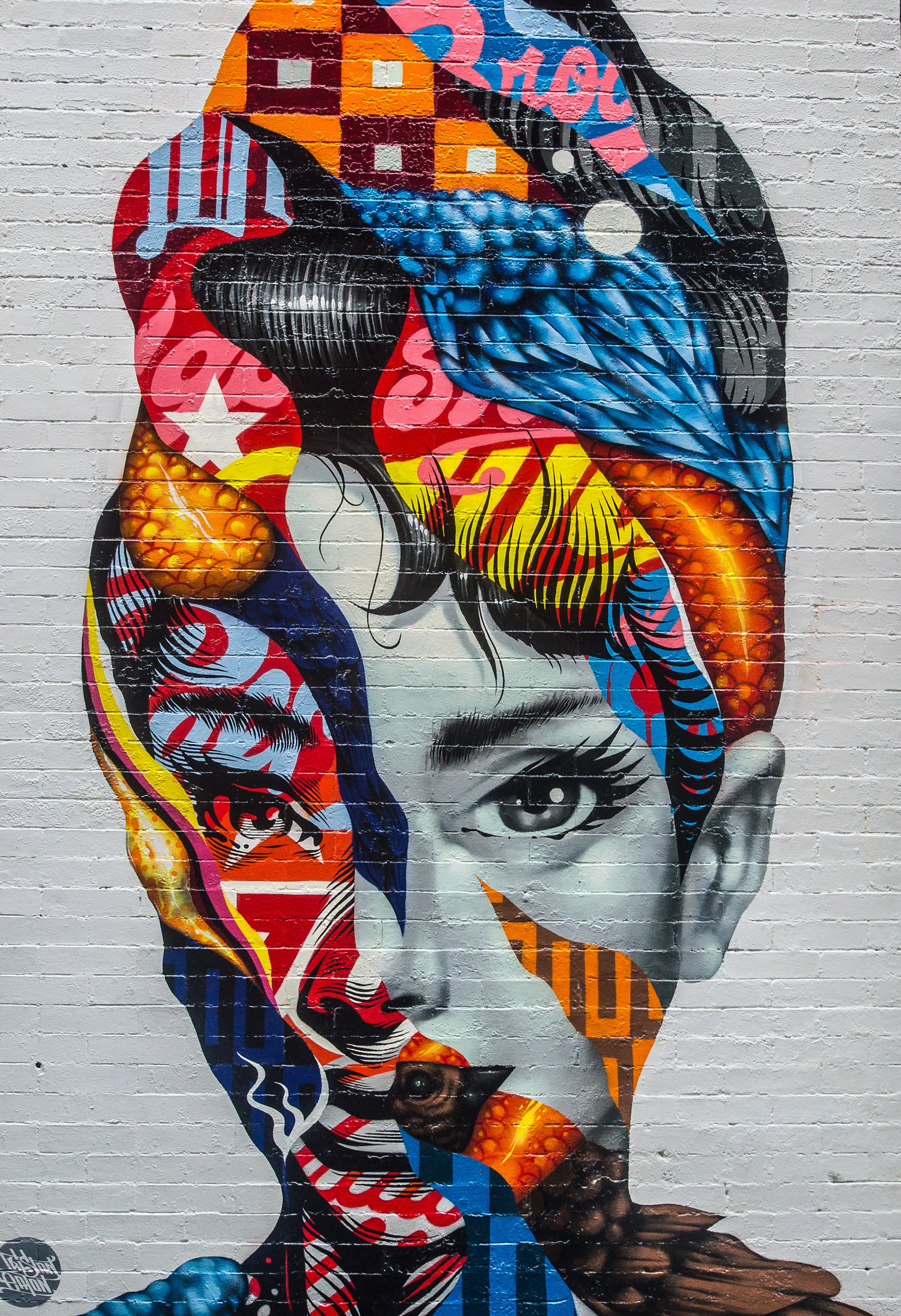 Mural on Mulberry Street, NYC