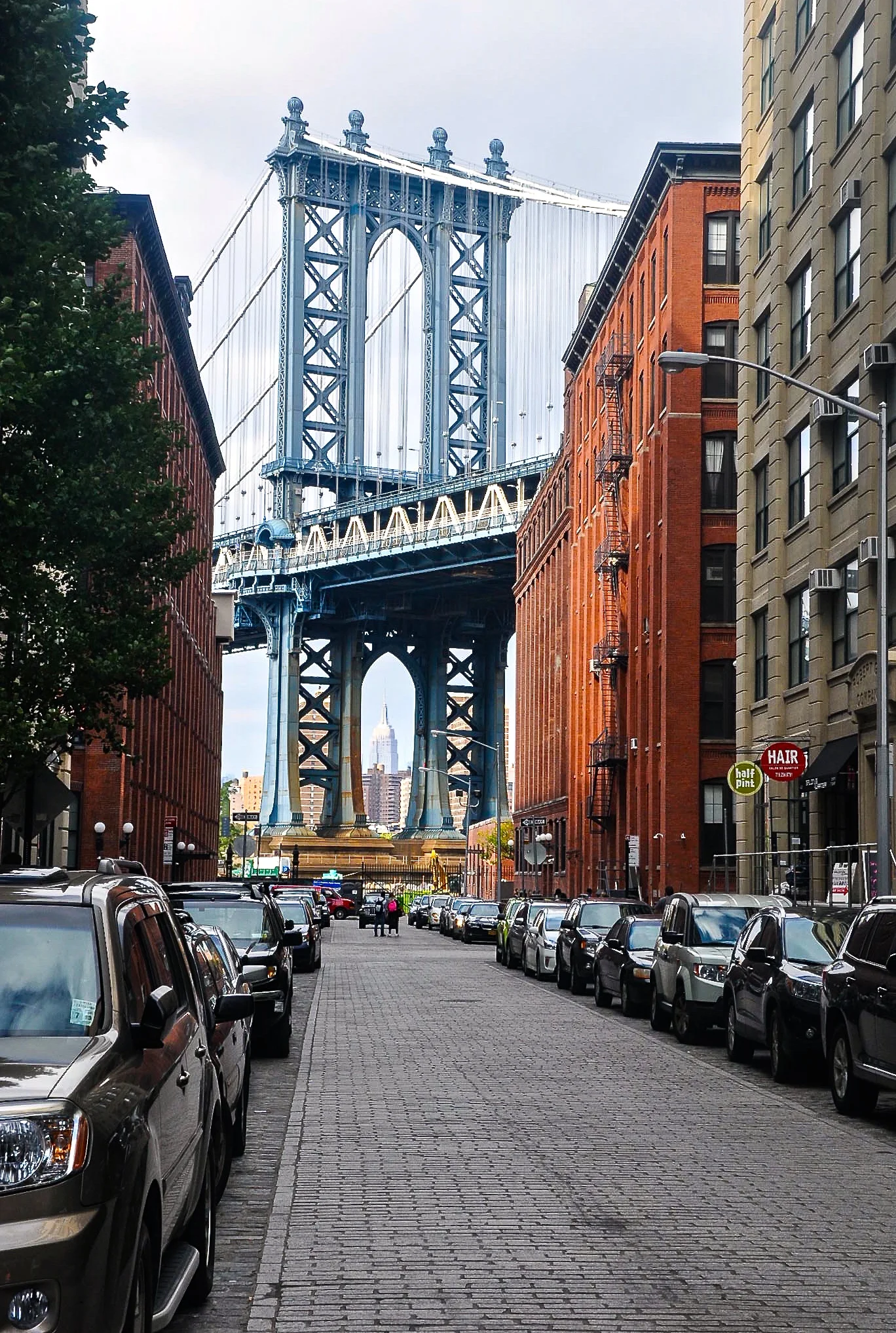 Manhattan Bridge & Washington Street