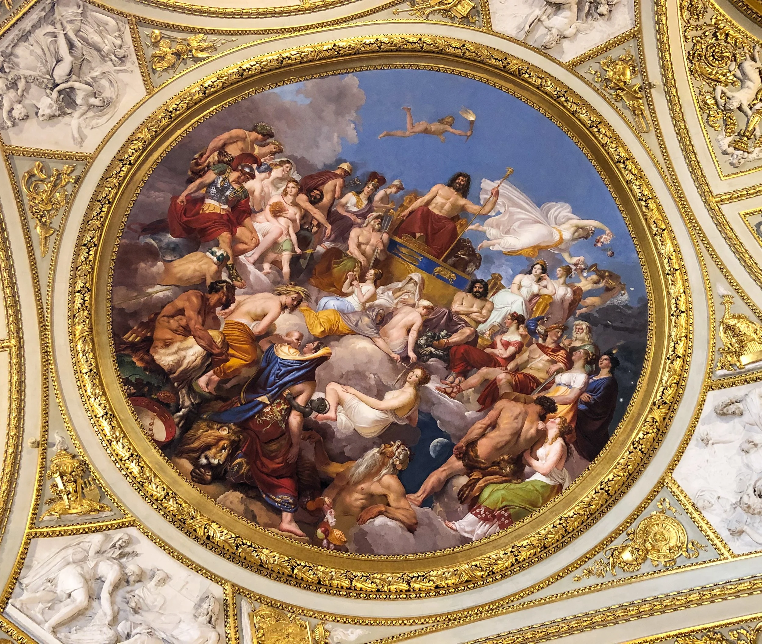 Jupiter Enthrones Prince Hercule by Pietro da Cortona 