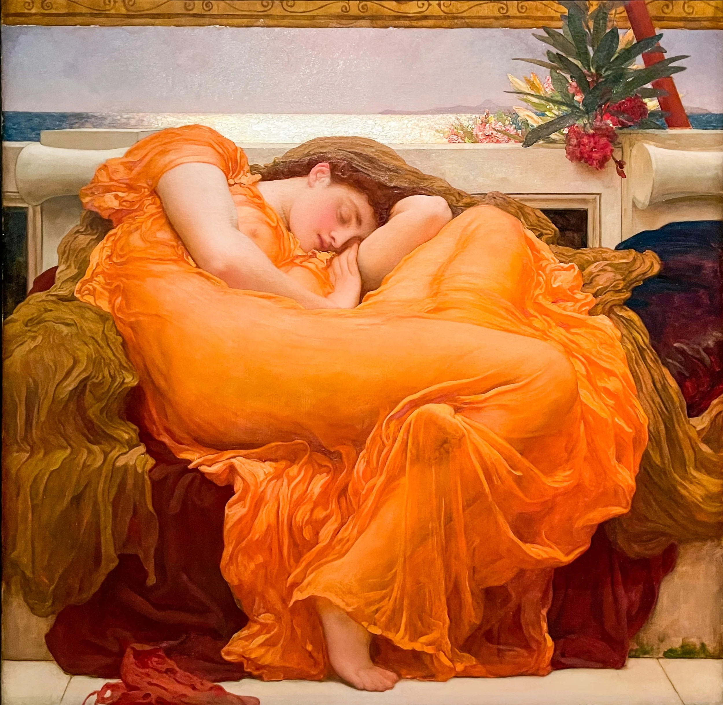 Flaming June by Leighton 