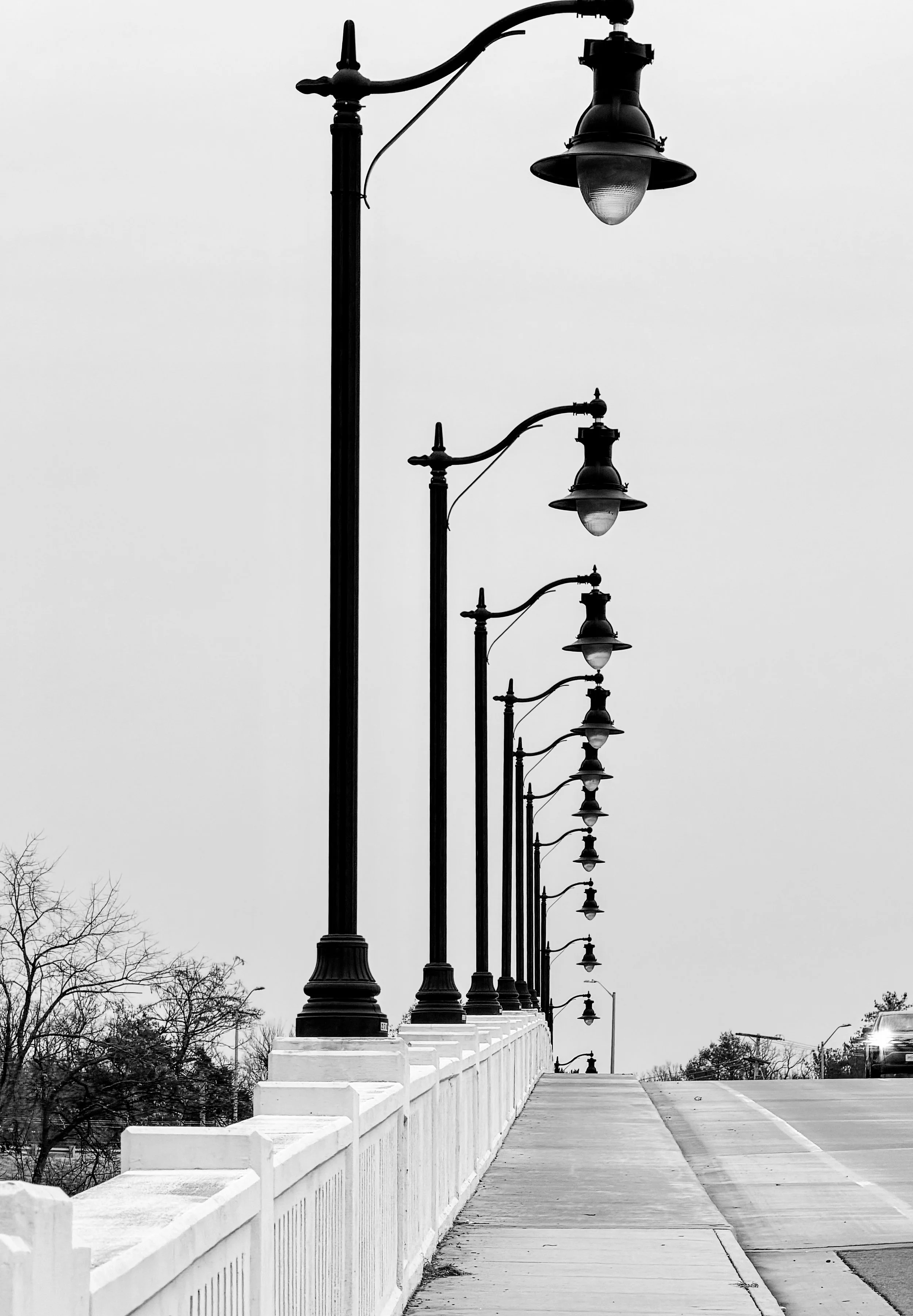  The Franklin Road SW Bridge in Roanoke, Virginia. 