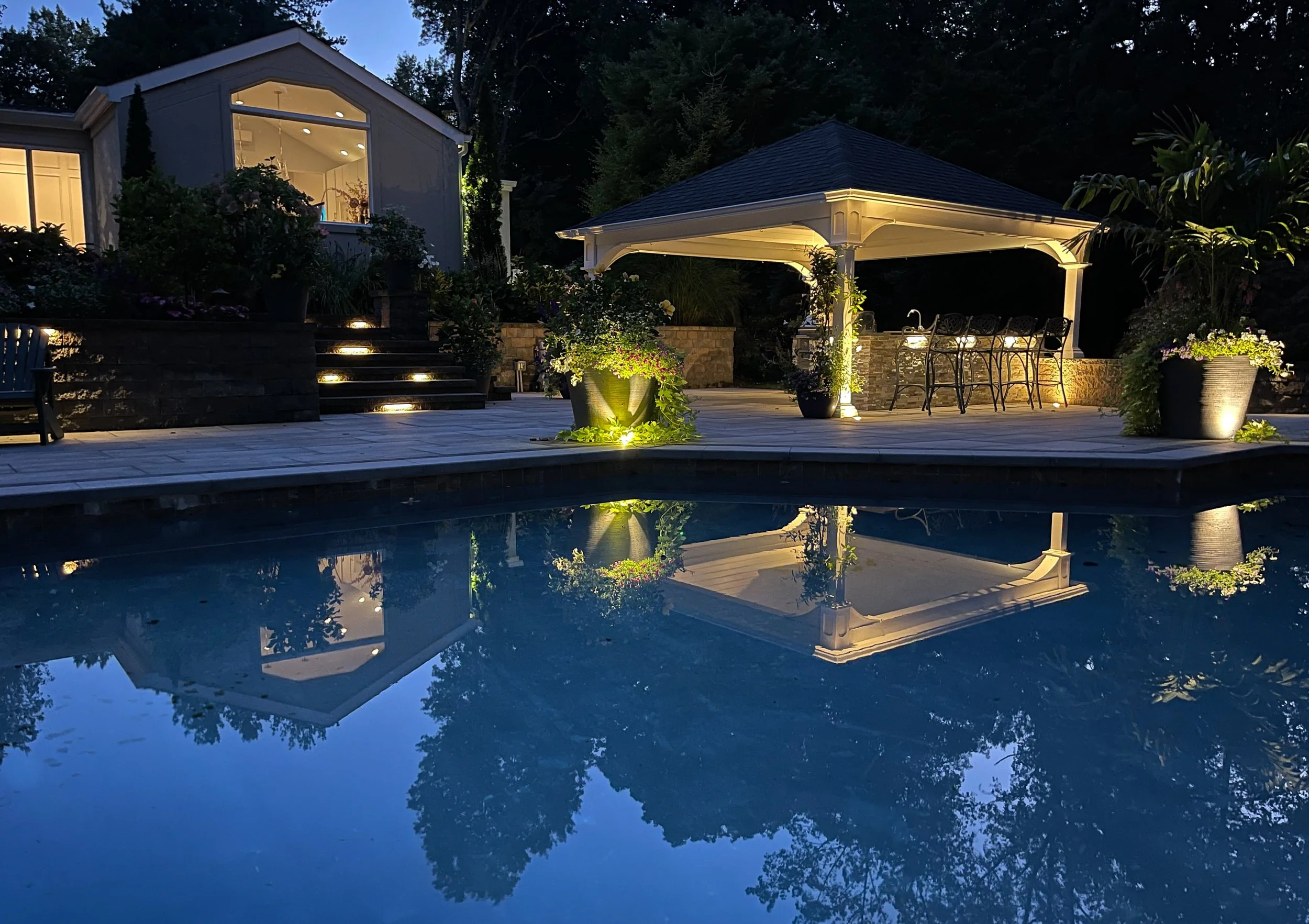 @ @ Cabana lower patio_pool-night. lights_.jpg