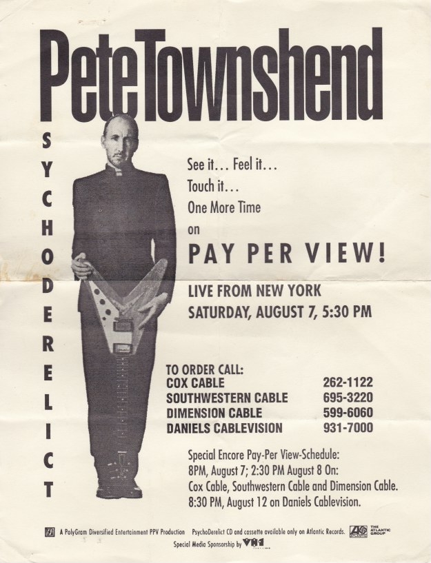 This was a flyer handed out at the concert.