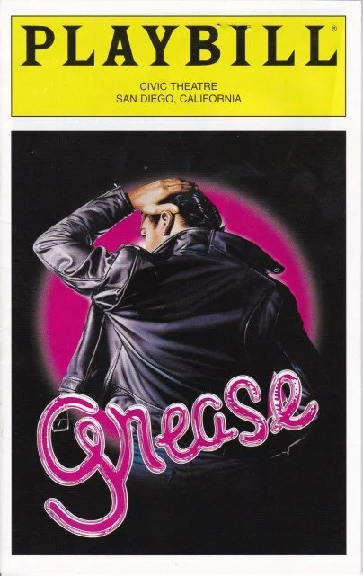 grease broadway playbill