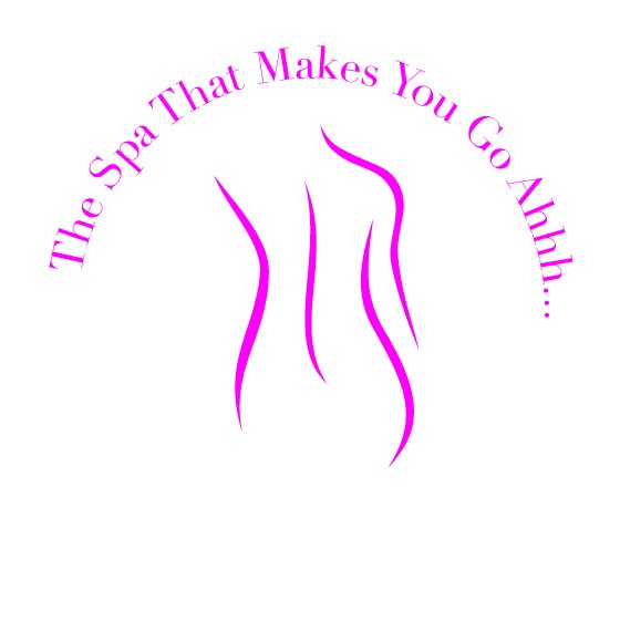 A logo for a fictional spa featured in a promotional television pilot.