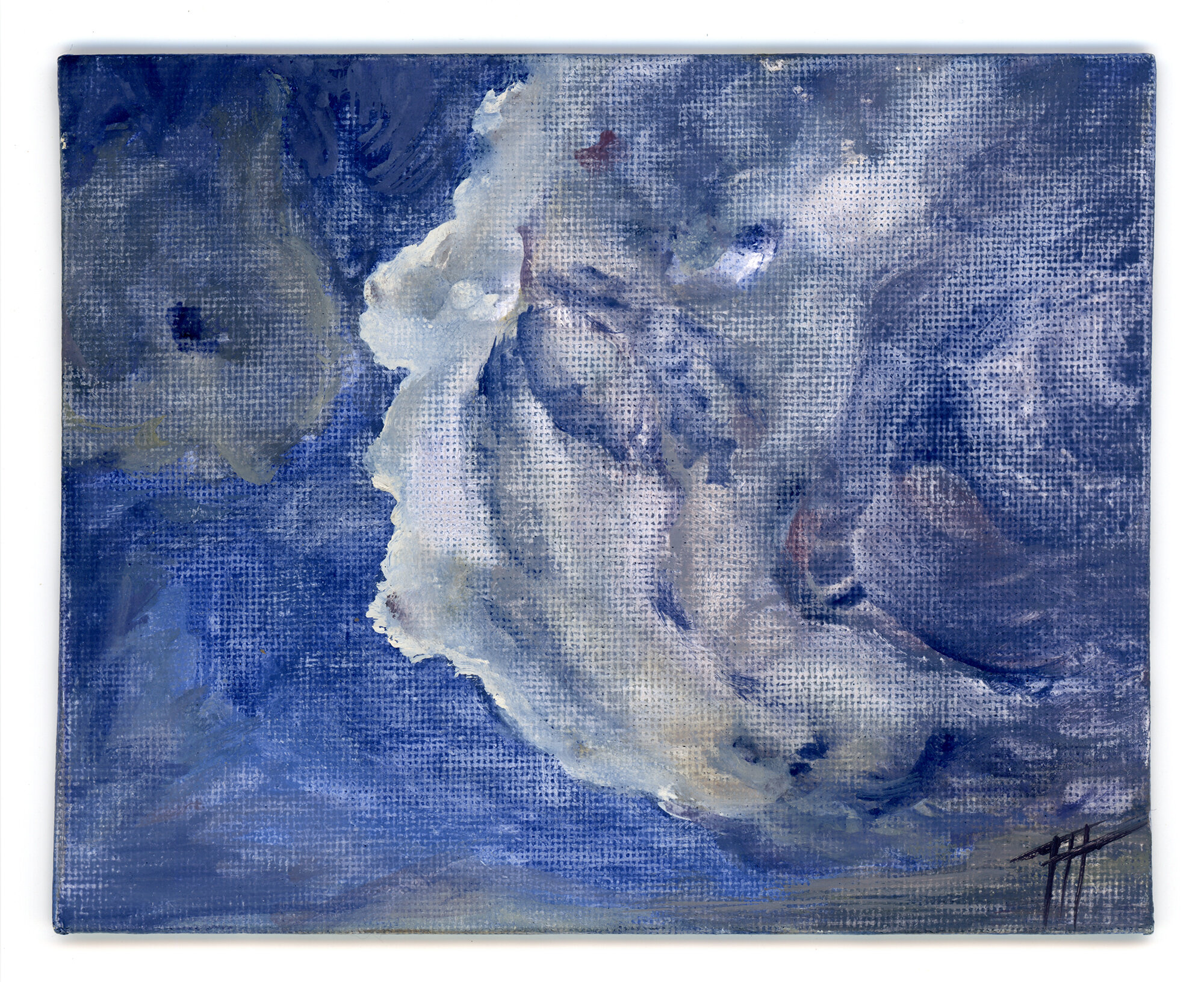  Big Cloud, 2020. 4.75 x 5.9 in. Oil on canvas board. 