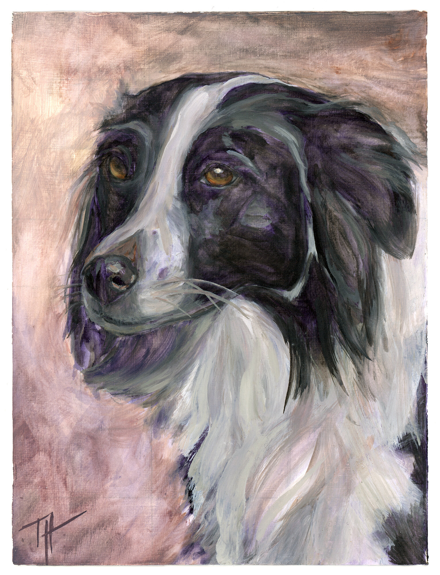  Pepper, 2020. 8x6 in. Oil on paper. 