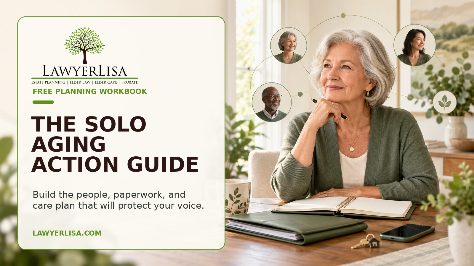 Solo aging planning ahead with LawyerLisa