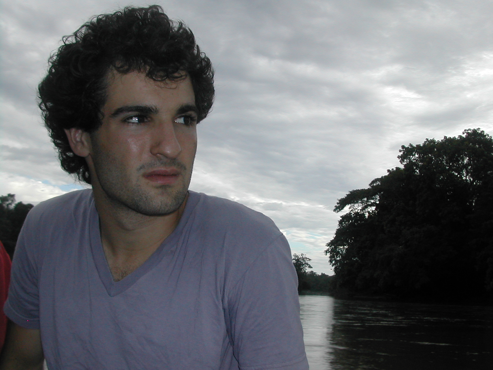 David on the Aguarico River, Ecuador.JPG