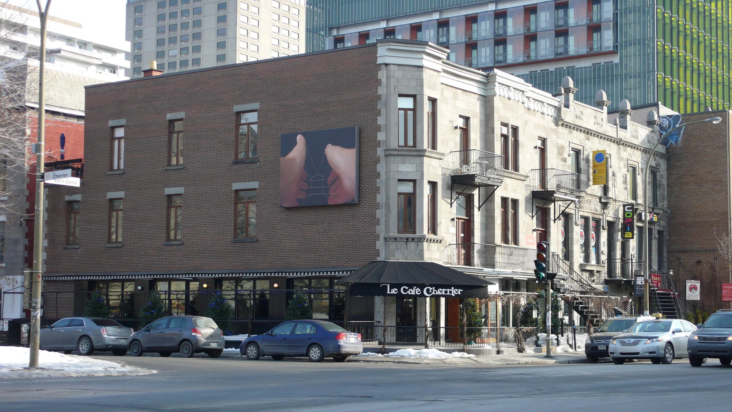 Installation in Montreal (cafe cherrier)