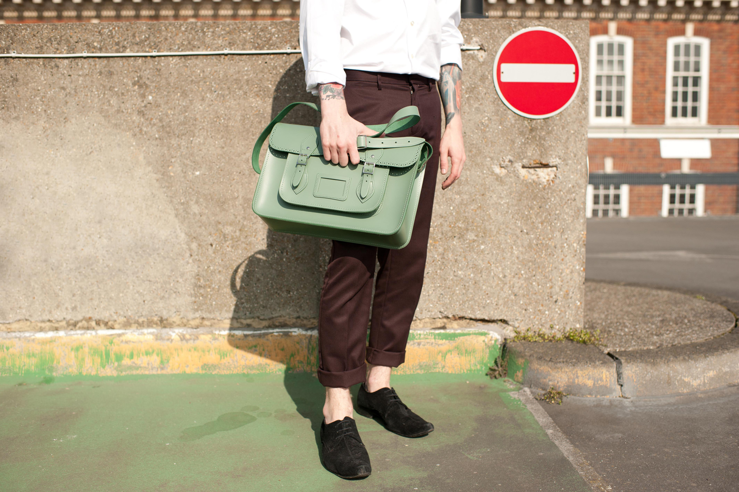   1  5 "Brogue Satchel  