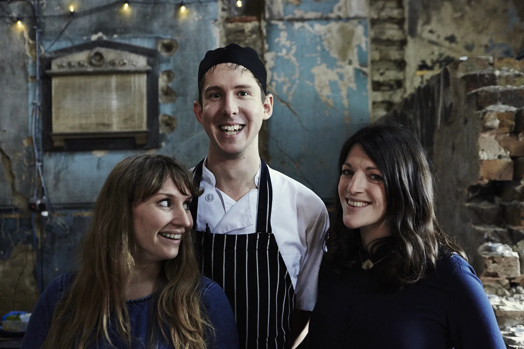 Katie & Juliet with Head chef Paul Darnell