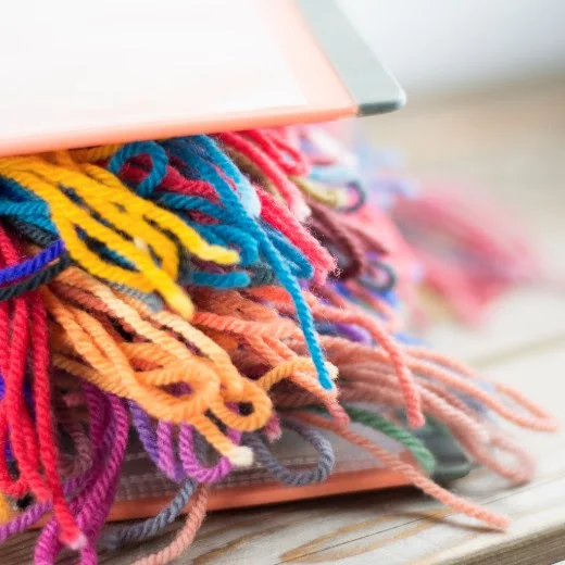 My big book o' dye samples.
