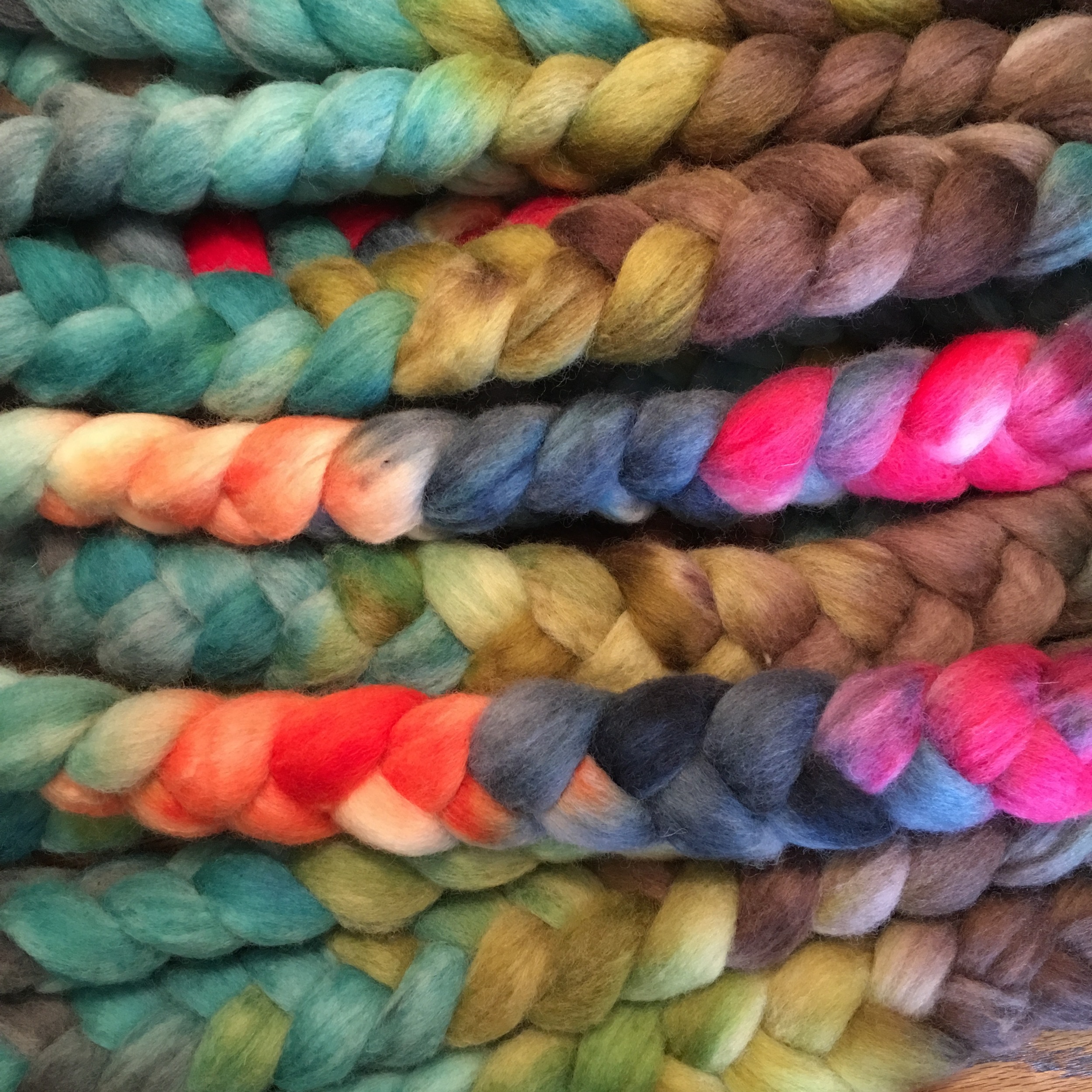 March club colorways "Beautiful Decay" and "Bird's Nest"