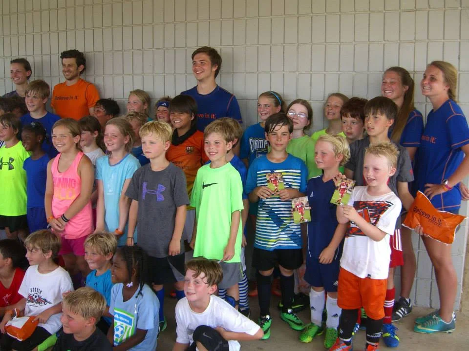 The group was so big we couldn't get them all in this photo. 