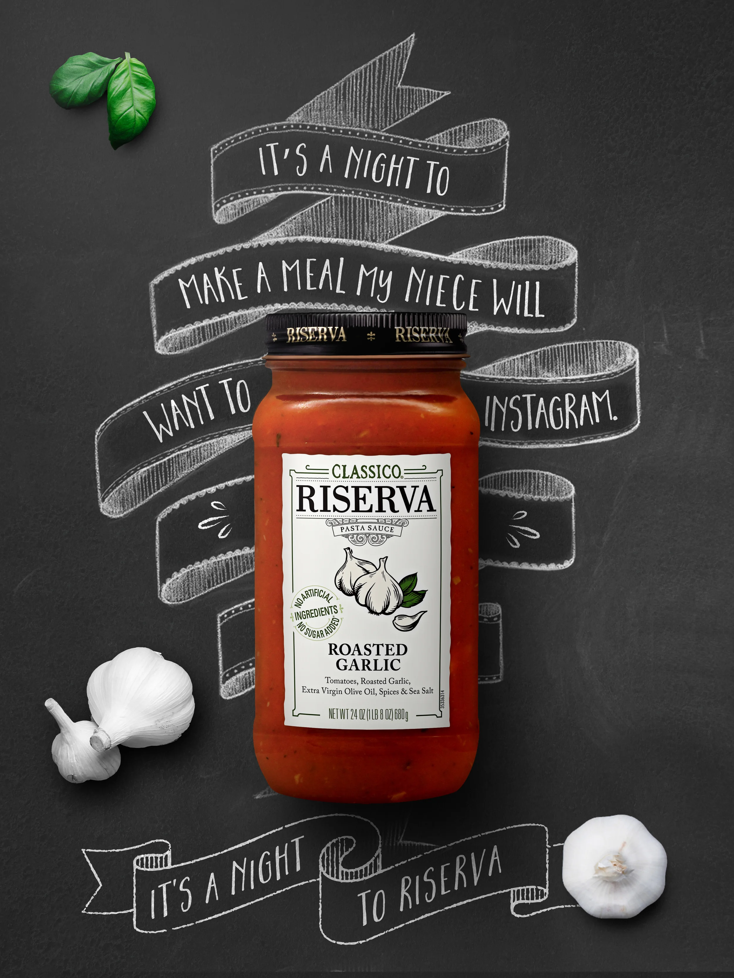 A giant out-of-home chalk installation that changes every single day. Each day there's a new reason why tonight is the perfect night for Riserva. The headlines are specific to the location and cultural events.