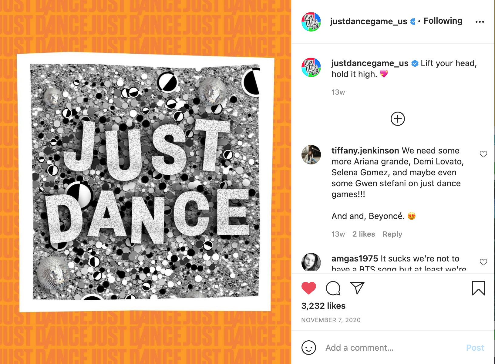Just Dance Instagram