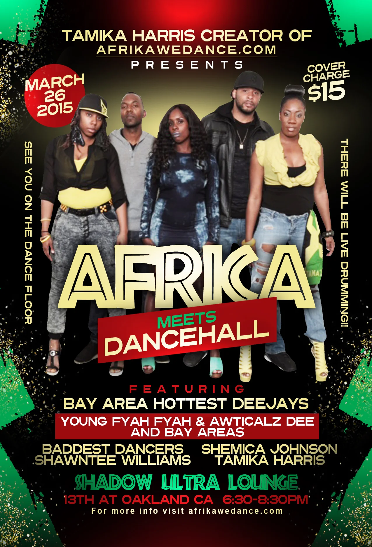 Africa Meets Dancehall Created by Tamika Harris