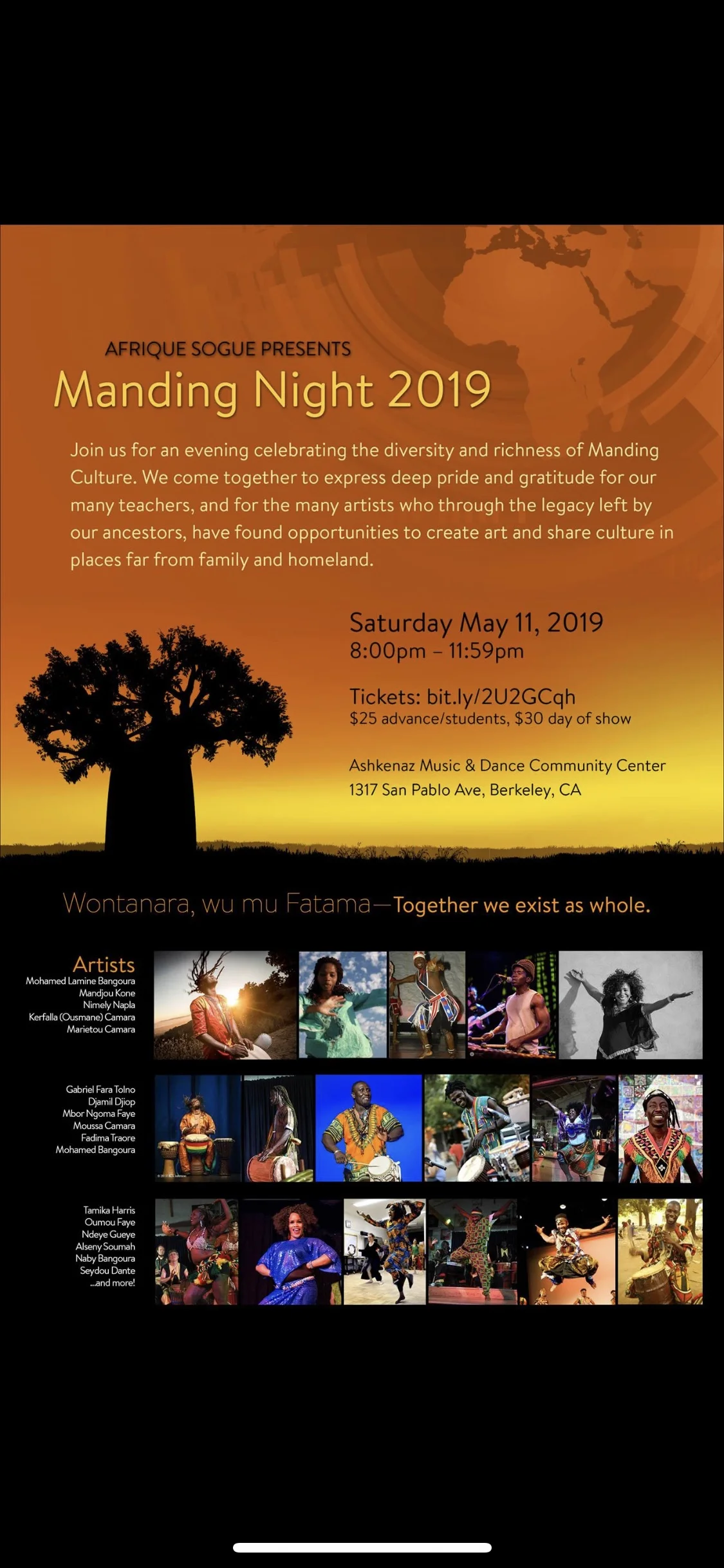 Manding Night 2019 Afrikawedance Performs