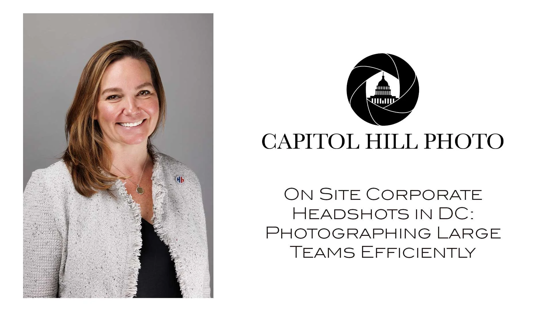 On Site Corporate Headshots in DC: Photographing Large Teams Efficiently