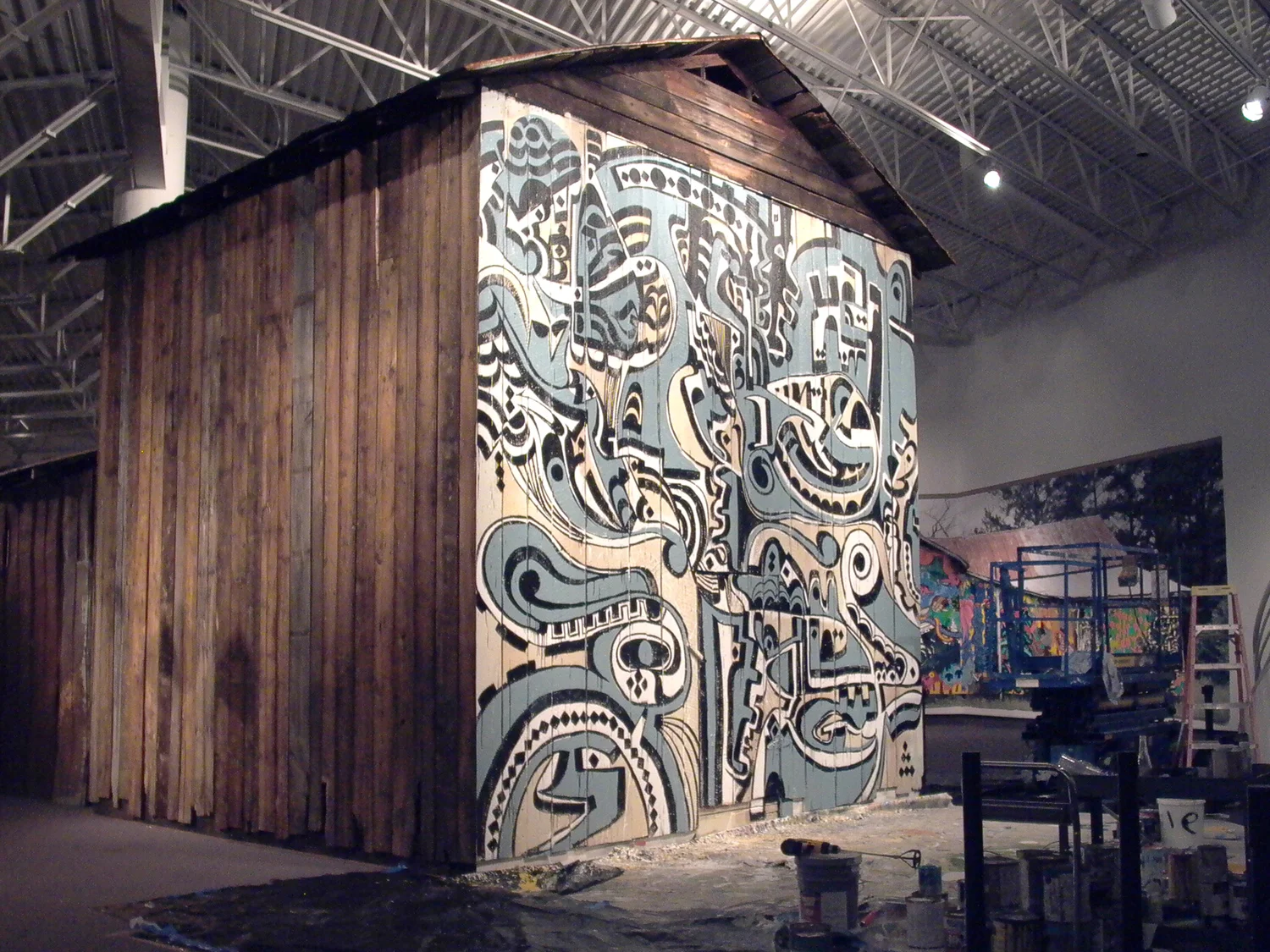 Installation view, Barnstormers Retrospective SECCA Raleigh, NC, 2004