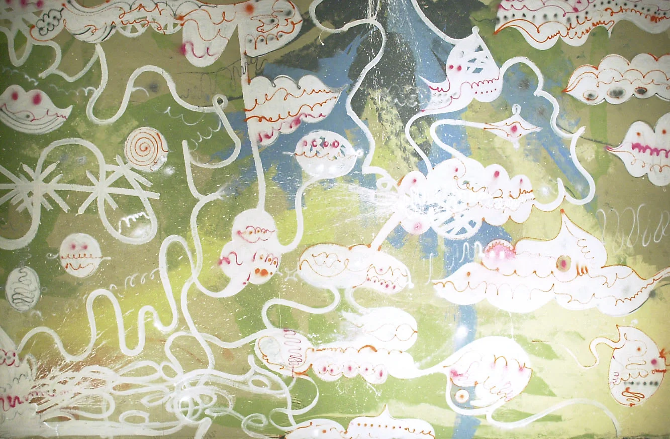 installation view, 'Unfriendly Skies' Barnstormers: No Condition Is Permanent Smack Mellon DUMBO, Brooklyn, 2001 