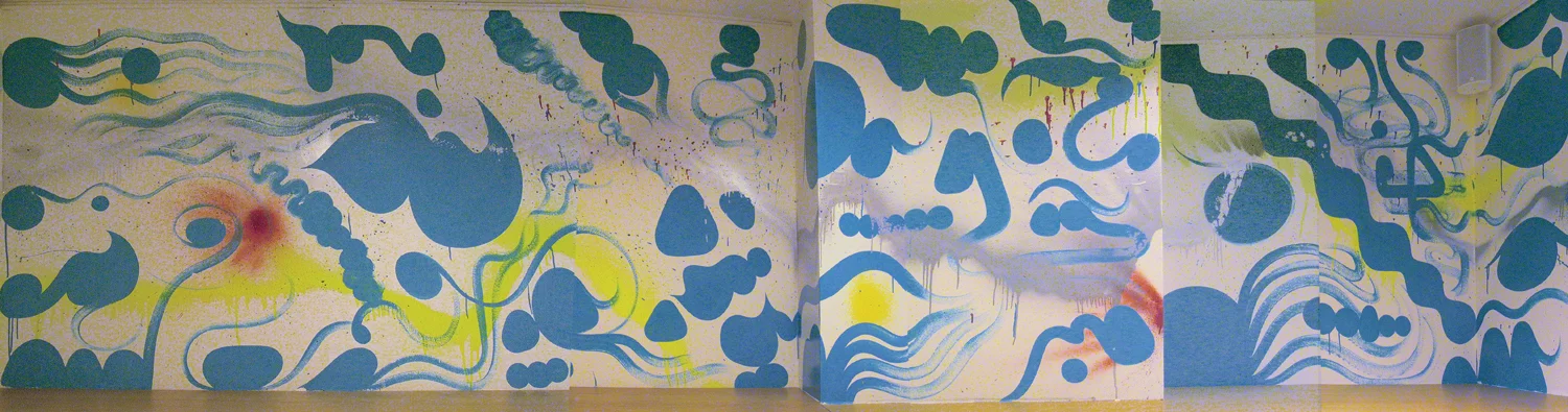 Installation view, commission for Agnés b. Paris, France, 2002