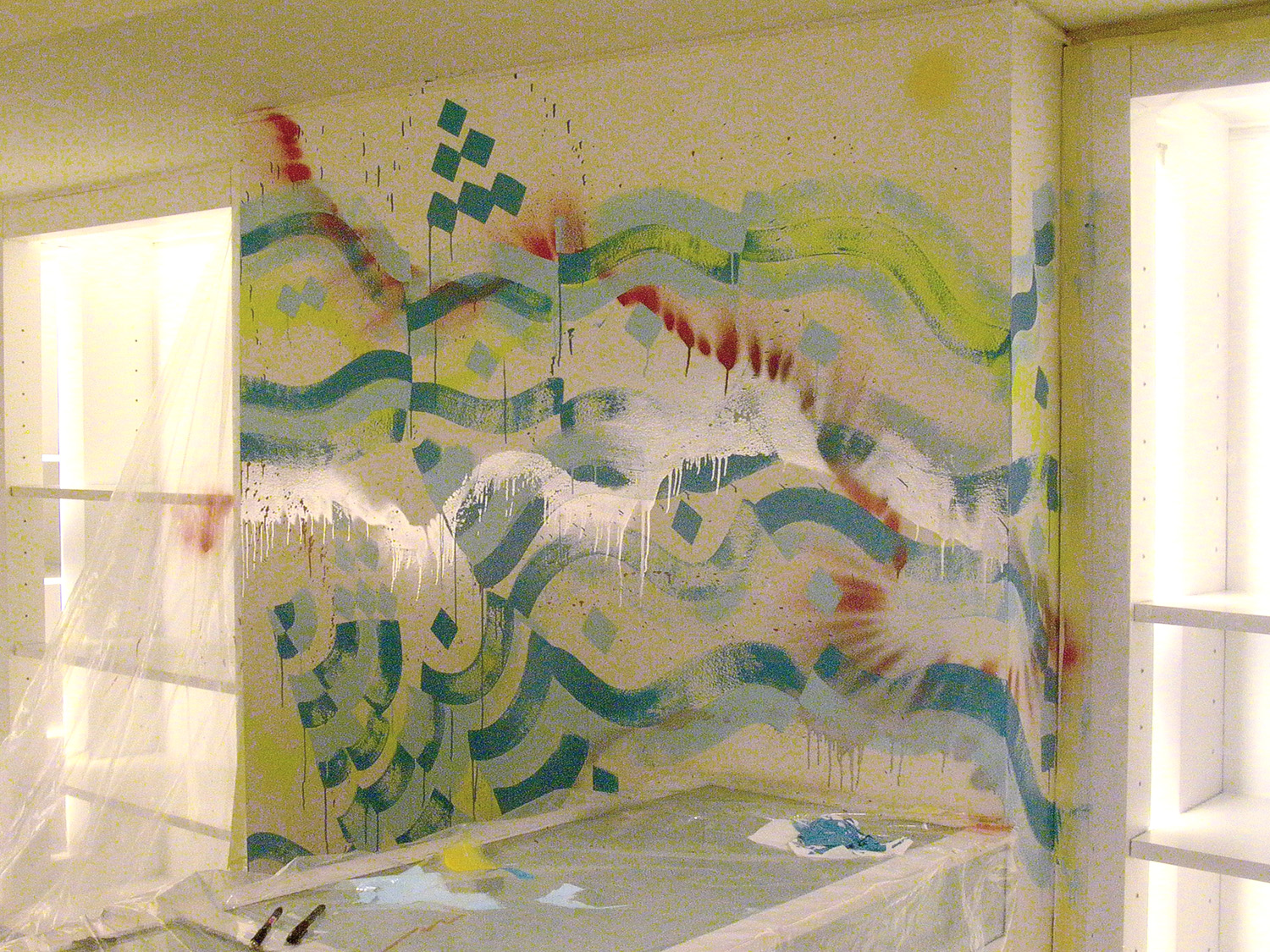  Installation view,&nbsp; commission for&nbsp; Agnés b.  Paris, France, 2002 