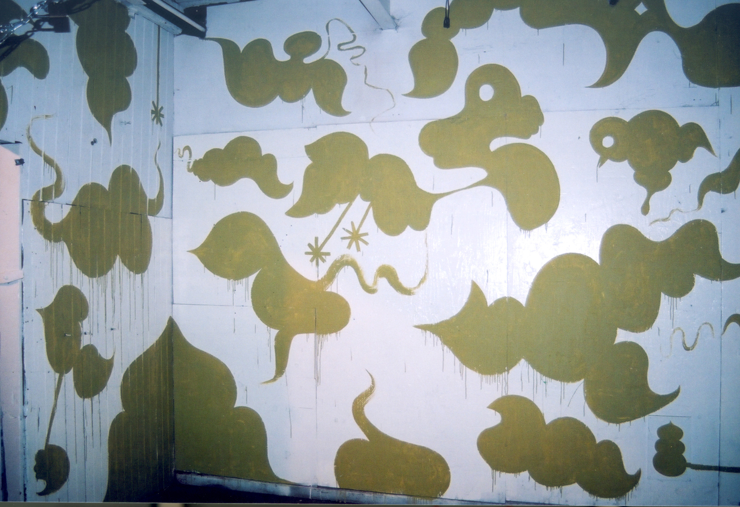  installation view,  Barnstormers: No Condition Is Permanent   Smack Mellon  DUMBO, Brooklyn, 2001&nbsp; 