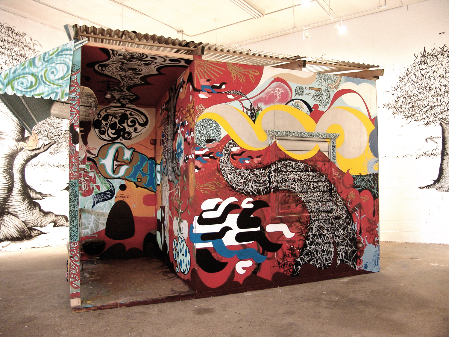  Installation view,&nbsp;  Barnstormers: Casita &nbsp; Williamsburg, Bklyn, 2005 