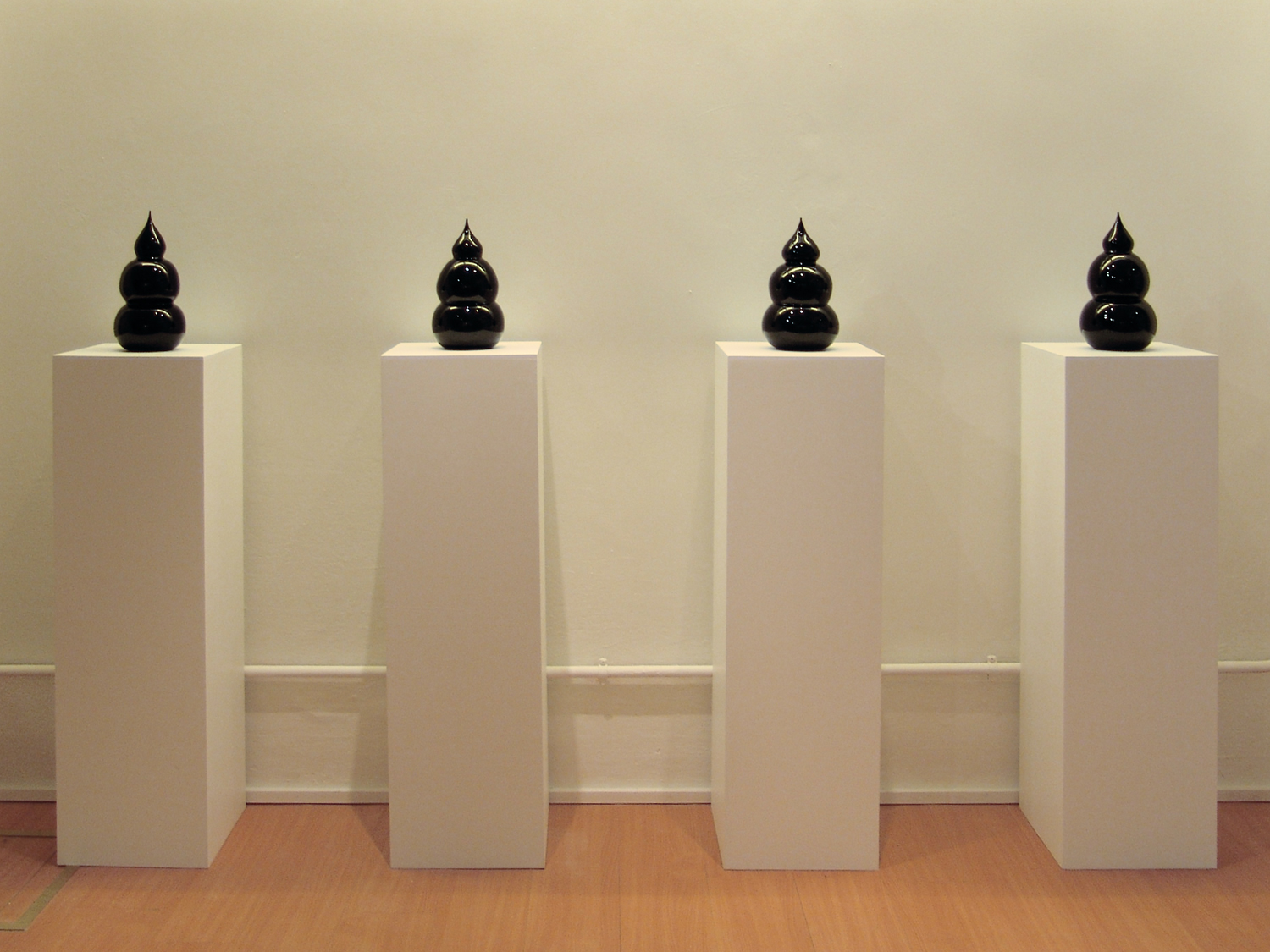  installation view,  Condition Black   Galleria Patricia Armocida  Milan, Italy, 2007 