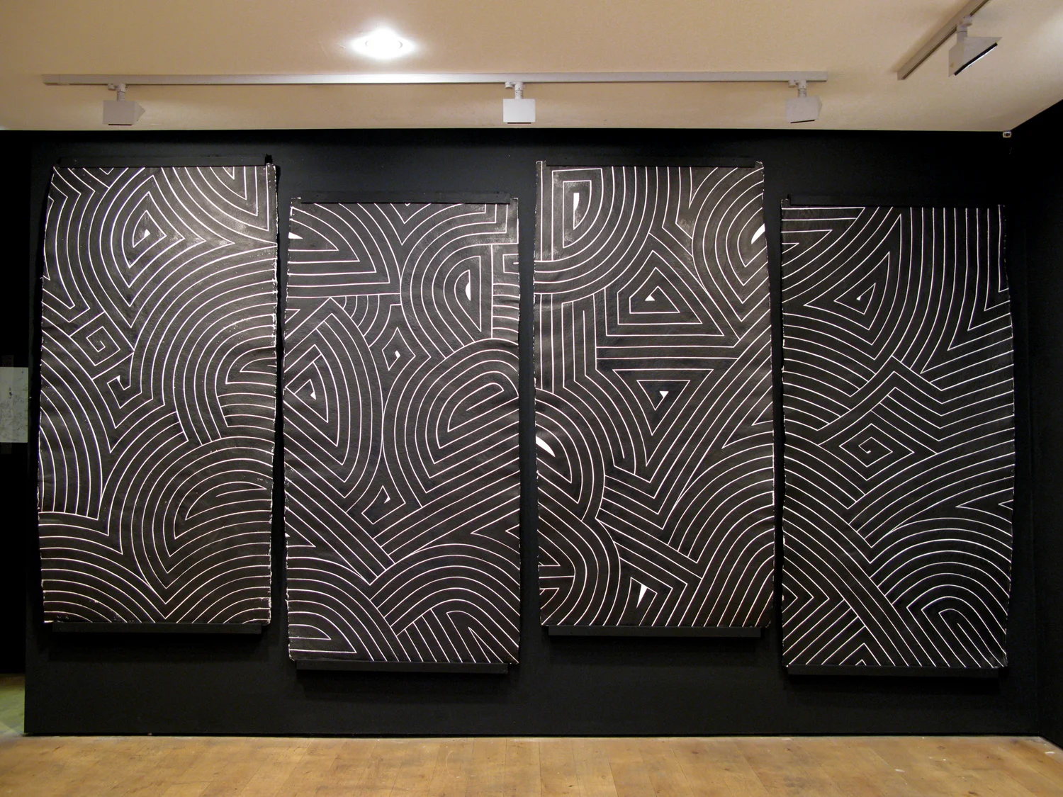 Installation view, War Pen : Rostarr x Doze Green , Leonard St. Gallery, London, 2008