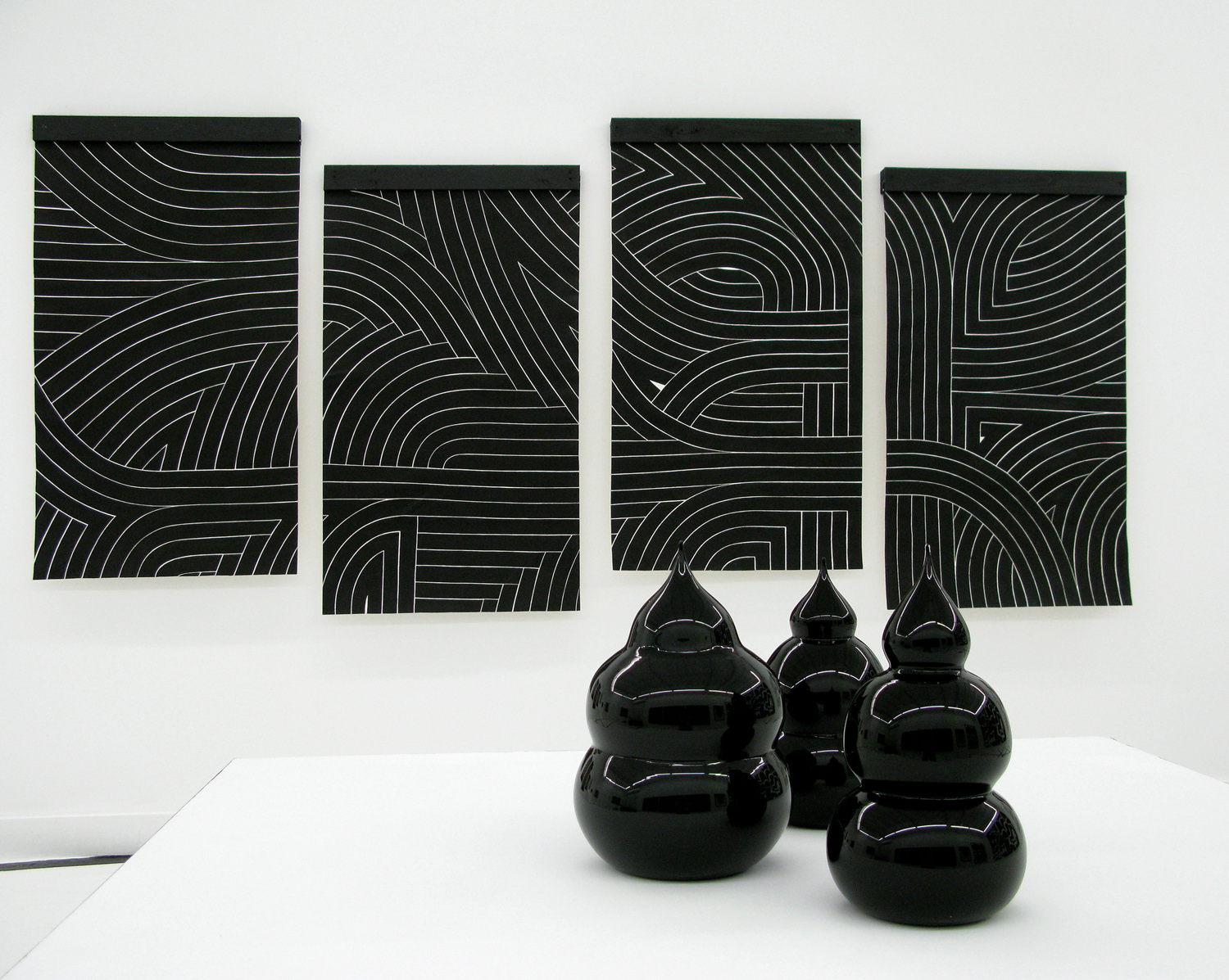 Installation view, Wreckless Abandon , OHWOW, Miami, 2008