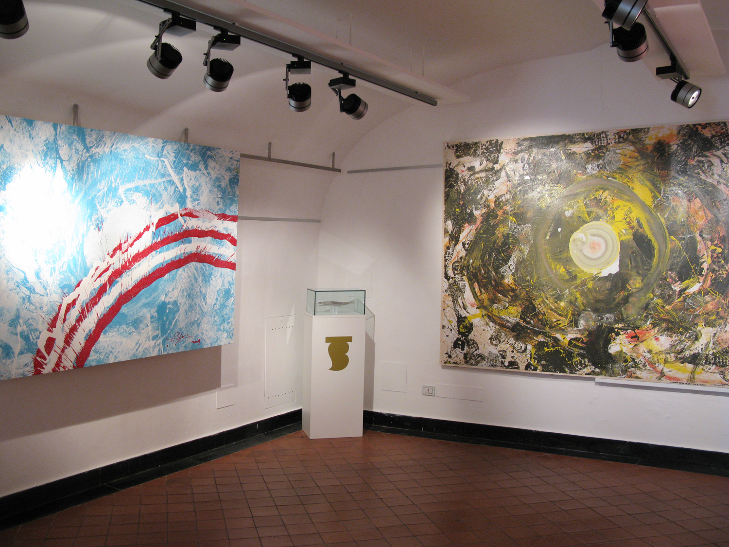  Installation view,&nbsp; Oculus Velocitas , Il Trifoglio Nero Gallery, Genova, 2009 