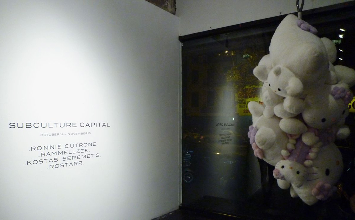 Installation view,  Subculture Capital ,  Anonymous Gallery , New York, 2009 