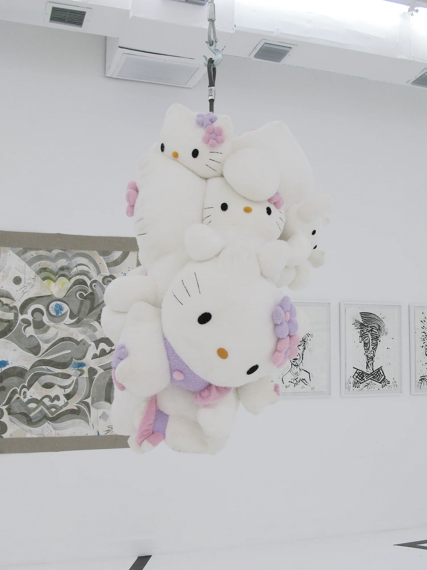 Installation view, Wreckless Abandon , OHWOW, Miami, 2008