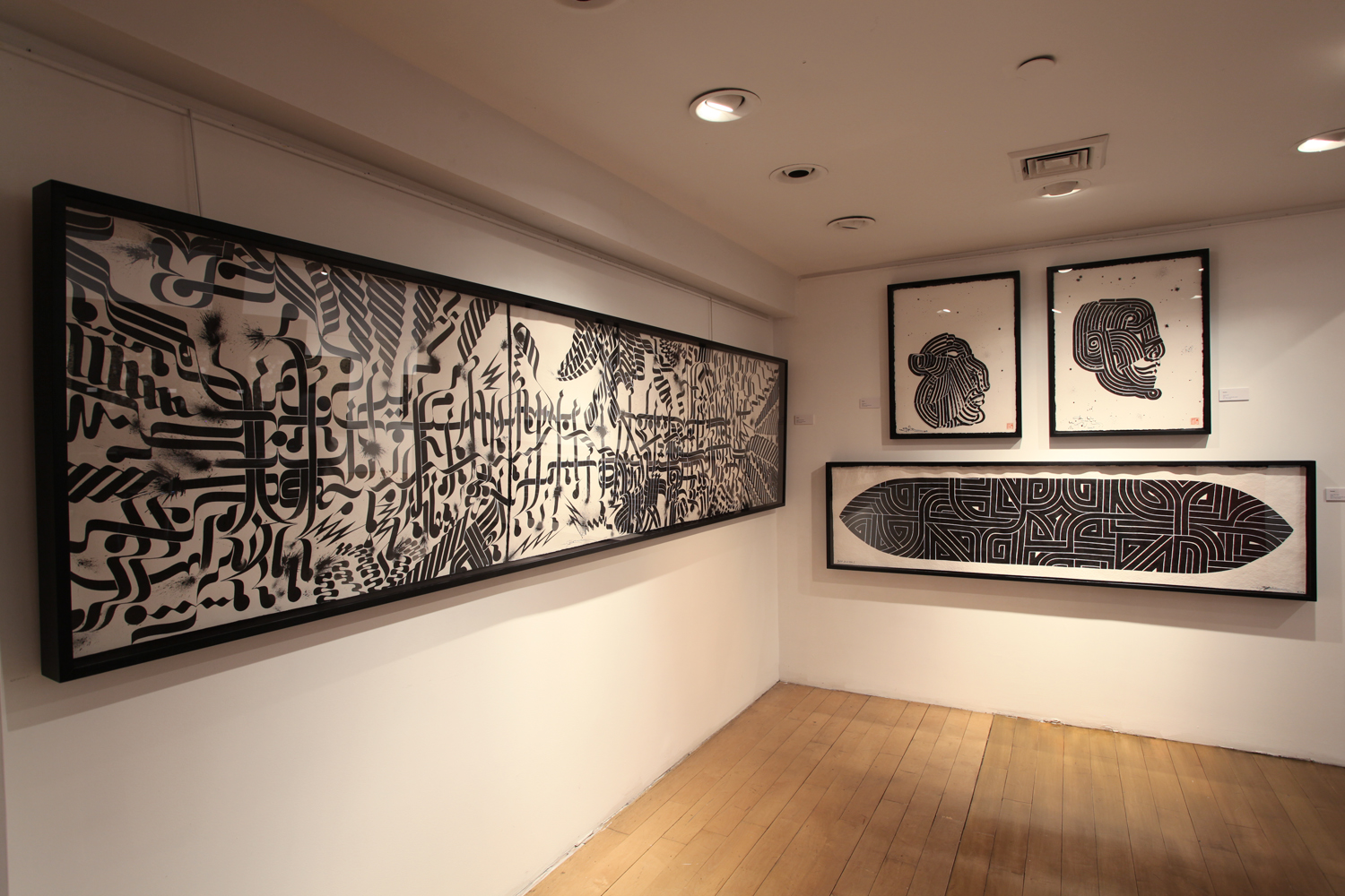  Installation view,&nbsp; Rostarr &amp; Saber , Opera Gallery, Soho, New York, 2013 