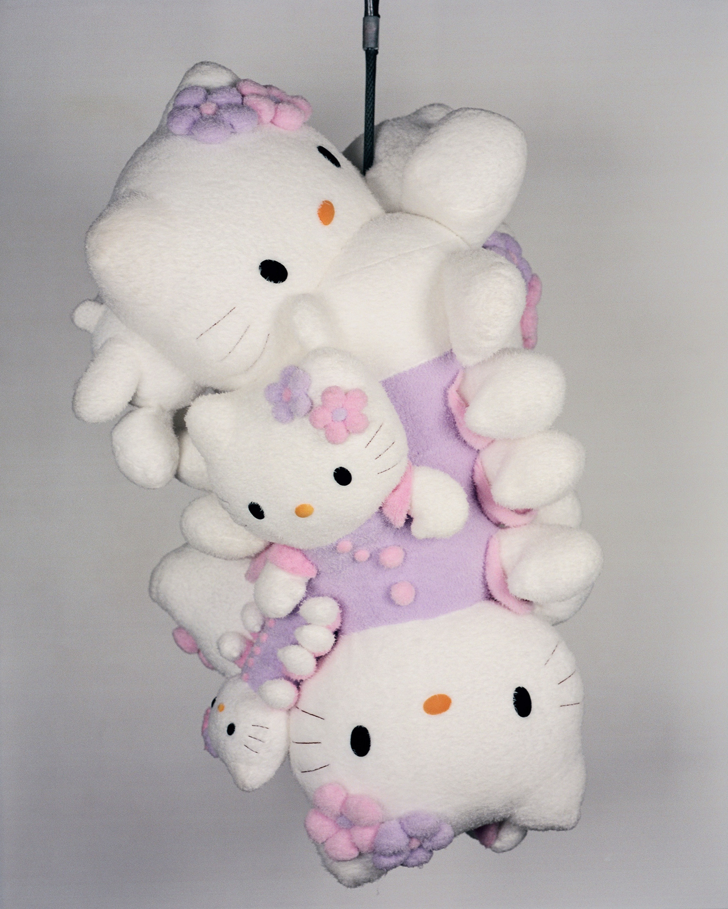  Polymorphic Kittyclysm, 2004 mixed media and bicycle chain dimensions vary Commissioned by Sanrio for Kitty EX 